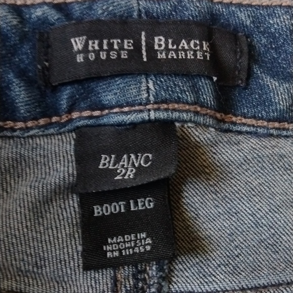 NWOT WHBM Blanc Jeans Sz 2R - Picture 7 of 7